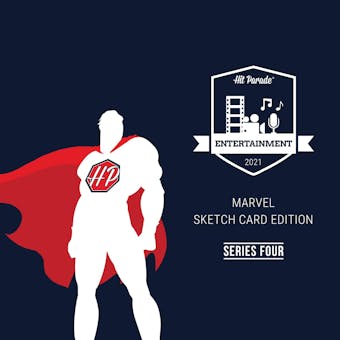 2021 Hit Parade Marvel Sketch Card Edition Hobby Box - Series 4 - 1 MARVEL SKETCH CARD PER BOX!