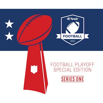 2021 Hit Parade Football Playoff Special Edition - Series 1 - Hobby 10-Box Case /200 Brady-Mahomes-Rodgers