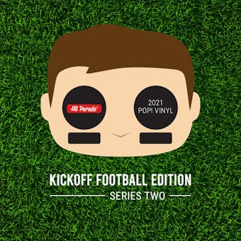 2021 Hit Parade POP Vinyl Kickoff Football Edition Hobby Box - Series 2 - Joe Montana & Nick Cubb Autos!