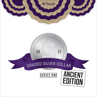 2021 Hit Parade Graded Silver Dollar Ancient Edition Series 1 - Hobby Box - Graded NGC and PCGS Coins