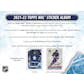 2021/22 Topps NHL Hockey Sticker Collection Pack