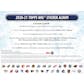 2021/22 Topps NHL Hockey Sticker Collection Album