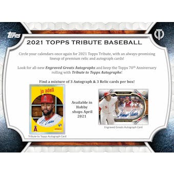 2021 Topps Tribute Baseball 3-Box- DACW Live 6 Spot Random Division Break #2