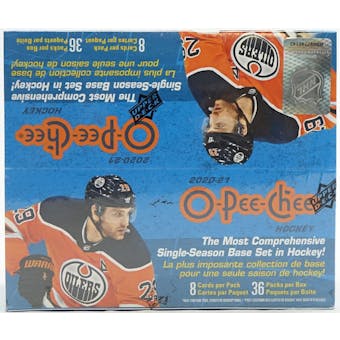 2020/21 Upper Deck O-Pee-Chee Hockey 36-Pack Box