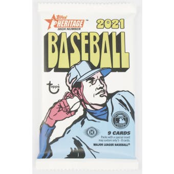 2021 Topps Heritage High Number Baseball Hobby Pack