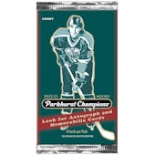 2022/23 Upper Deck Parkhurst Champions Hockey Hobby Pack
