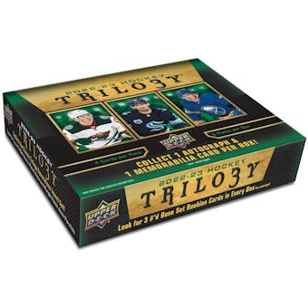 2022/23 Upper Deck Trilogy Hockey Hobby 20-Box Case - DACW Live 32 Spot Random Team Break #2