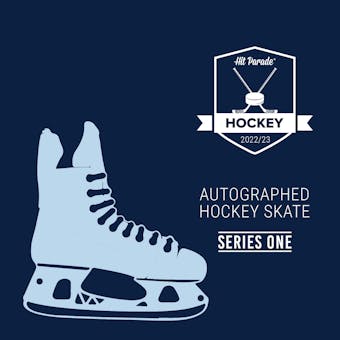 2022/23 Hit Parade Autographed Hockey Skate Series 1 Hobby Box - Connor McDavid!