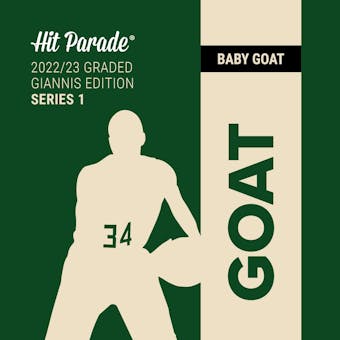 2022/23 Hit Parade GOAT Giannis Graded Edition - Series 1 - 10 Box Hobby Case