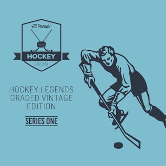 2022/23 Hit Parade Hockey Legends Graded Vintage Edition - Series 1 - Hobby 10 Box Case