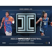 2022/23 Panini Impeccable Basketball Hobby 3-Box Case - DACW Live 26 Spot Random Team Break #2