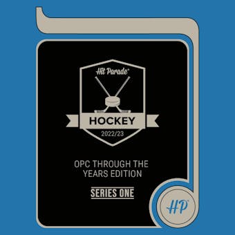 2022/23 Hit Parade Hockey OPC Through The Years Edition Series 1 Hobby Box (Ships 12/9)