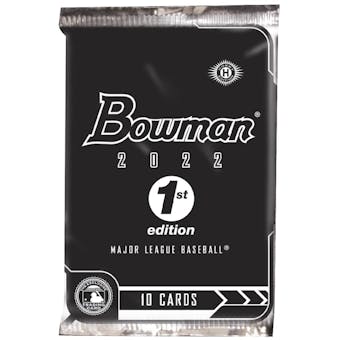 2022 Bowman 1st Edition Baseball Hobby Pack