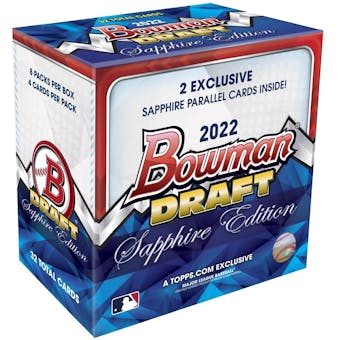2022 Bowman Draft Sapphire Baseball Hobby Box
