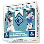 2022 Panini Chronicles Baseball Retail Preferred Box