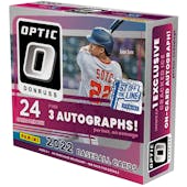 2022 Panini Donruss Optic Baseball 1st Off The Line FOTL Hobby 14-Box Case