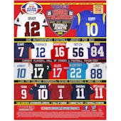2022 TriStar Game Day Greats Autographed Football Jersey Season Edition Hobby 5-Box Case