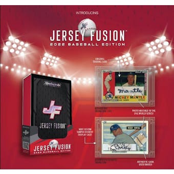 2022 Jersey Fusion Baseball Hobby 8-Box Case (Presell)