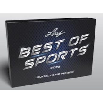 2022 Leaf Best of Sports Hobby Box (Presell)