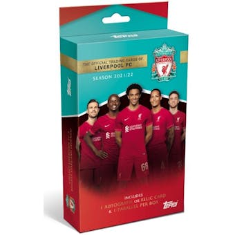 2021/22 Topps Liverpool FC Soccer Official Team Set (Hanger Box)