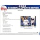 2022 Topps Update Series Baseball 24-Pack Retail 12-Box Case