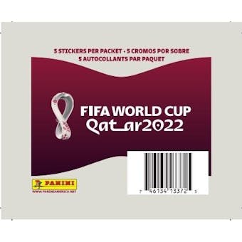 2022 Panini FIFA World Cup Qatar Soccer Sticker Collection Pack