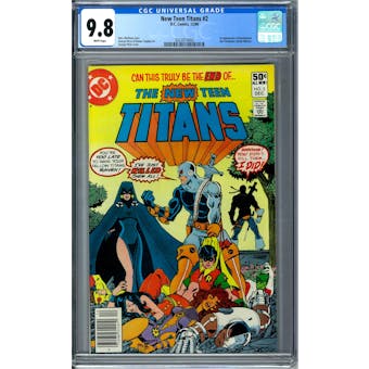 New Teen Titans #2 CGC 9.8 (W) *2022013002*