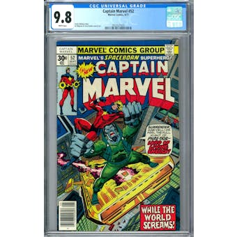 Captain Marvel #52 CGC 9.8 (W) *2022521025*