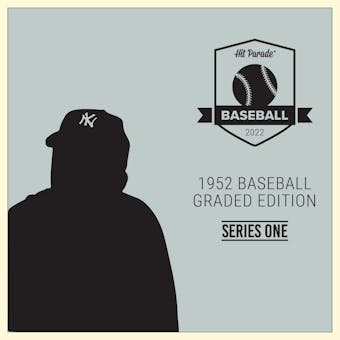2022 Hit Parade Baseball 1952 Graded Edition - Hobby Box - Series 1