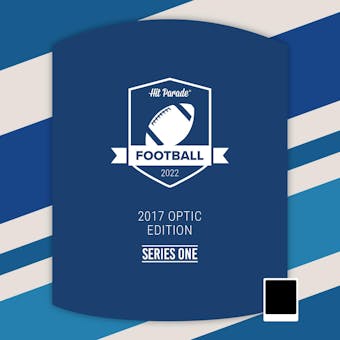 2022 Hit Parade Football 2017 Optic Edition Series 1 Hobby Box - Patrick Mahomes (Ships 2/3)