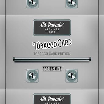 2022 Hit Parade Archives PSA Tobacco Card Edition Series 1 Hobby Box