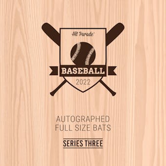 2022 Hit Parade Autographed Baseball Bat Series 3- 1-Box- DACW Live 6 Spot Random Division Break #2