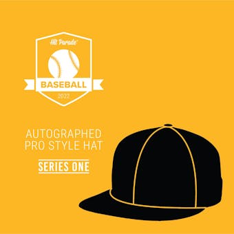 2022 Hit Parade Autographed Baseball Hat Hobby Box - Series 1 - M. Trout, W. Franco, P. Martinez, M.Betts!!!