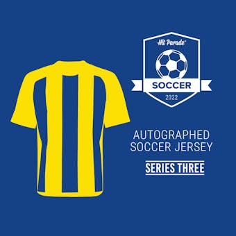 2022 Hit Parade Autographed Soccer Jersey Series 3 Hobby Box - Pele, David Beckham & Neymar Jr.!