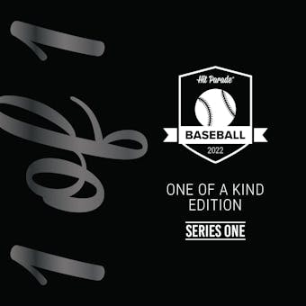 2022 Hit Parade Baseball One Of A Kind Edition Series 1 Hobby Box - Wander Franco