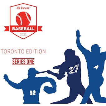 2022 Hit Parade Baseball Toronto Edition Series 1 Hobby 6-Box Case