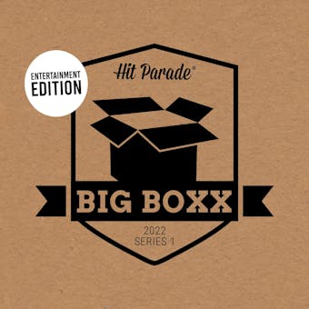 2022 Hit Parade BIG BOXX Entertainment Autographed Hobby Box - Series 1 Portman-Sandler-Trebek-Larson-Fox