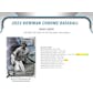 2022 Bowman Chrome Baseball LITE Pack