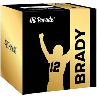 2022 Hit Parade Autographed TOM BRADY Exclusive - Hobby Box - Series 1 (Ships 8/26)