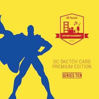 2022 Hit Parade DC Sketch Card Premium Edition - 10 Box Hobby Case - Series 10