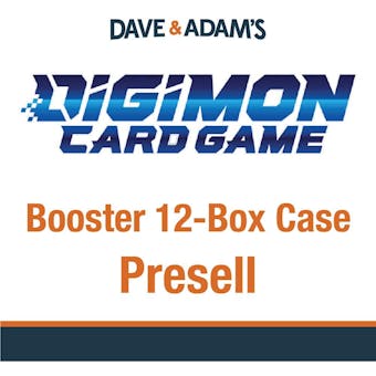 Digimon Dimension Phase Booster 12-Box Case (Presell)