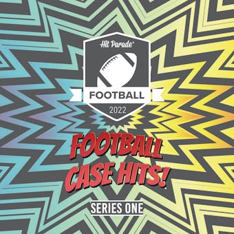 2022 Hit Parade Football Case Hits Edition - Series 1 - Hobby Box /100 - Kaboom!-Downtown-Horizon-