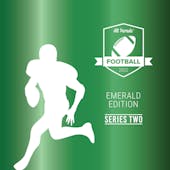 2022 Hit Parade Football Emerald Edition - Series 3 - Hobby 10-Box Case /100 Allen-Mahomes-Burrow