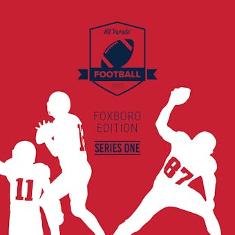 2022 Hit Parade Football Foxboro Edition - Series 1 - Hobby 10-Box Case /100