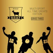 2022 Hit Parade GOAT All-Time Greats Multi-Sport Edition - Series 3 - Hobby Box /50 Brady-Jordan-Messi
