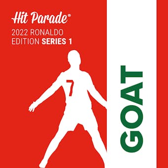 2022 Hit Parade GOAT Ronaldo Graded Edition Series 1 Hobby Box - Cristiano Ronaldo