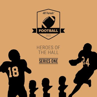 2022 Hit Parade Football Heroes of the Hall Edition - Series 1 - Hobby Box