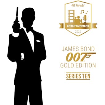 2022 Hit Parade James Bond 007 Gold Edition - Series 10 - Hobby Box /100 - Brosnan-Lee-Richards-Moore