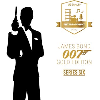2022 Hit Parade James Bond 007 Gold Edition - Series 6 - Hobby Box /100 Craig-Lee-Hatcher-Moore-Lundgren