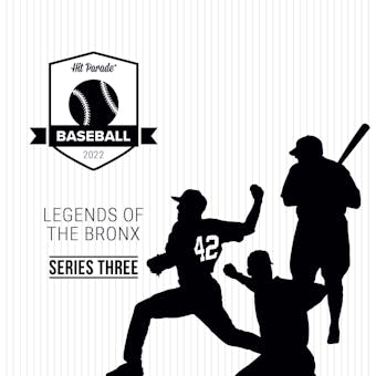 2022 Hit Parade Baseball -  Legends of the Bronx - Series 3 - Hobby Box /100 Jeter-Mantle-Rodriguez